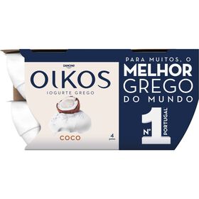 Iogurte Grego Coco Oikos Danone 440 gr (4 Un)