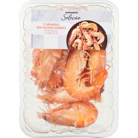 Camarão Selvagem Cozido 10/20 Refrigerado Continente Seleção 500 gr