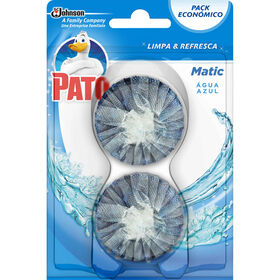 Bloco Autoclismo Matic Água Azul Pato 2 Un
