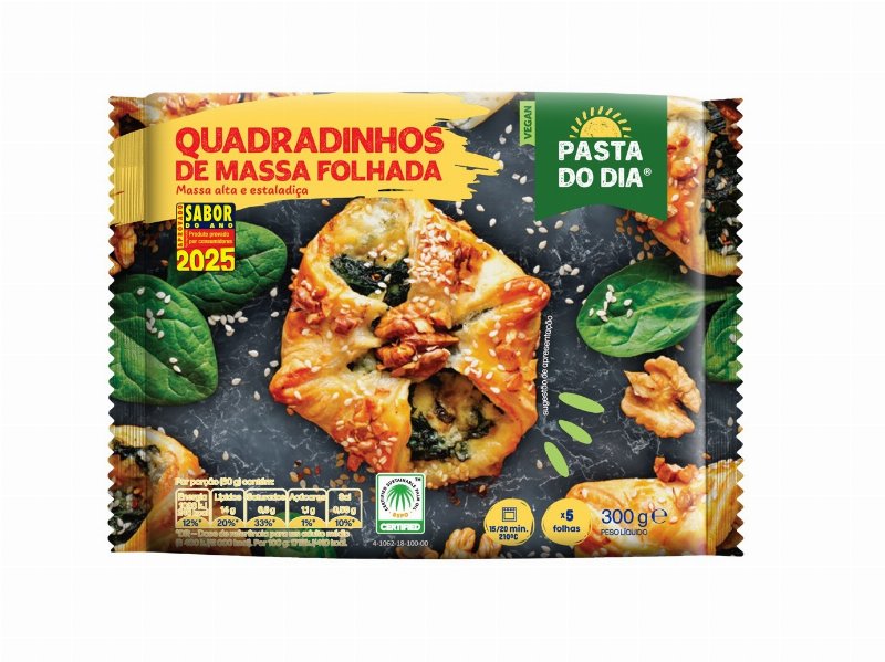 Massa Folhada Pasta Do Dia Quadradinhos 300 g