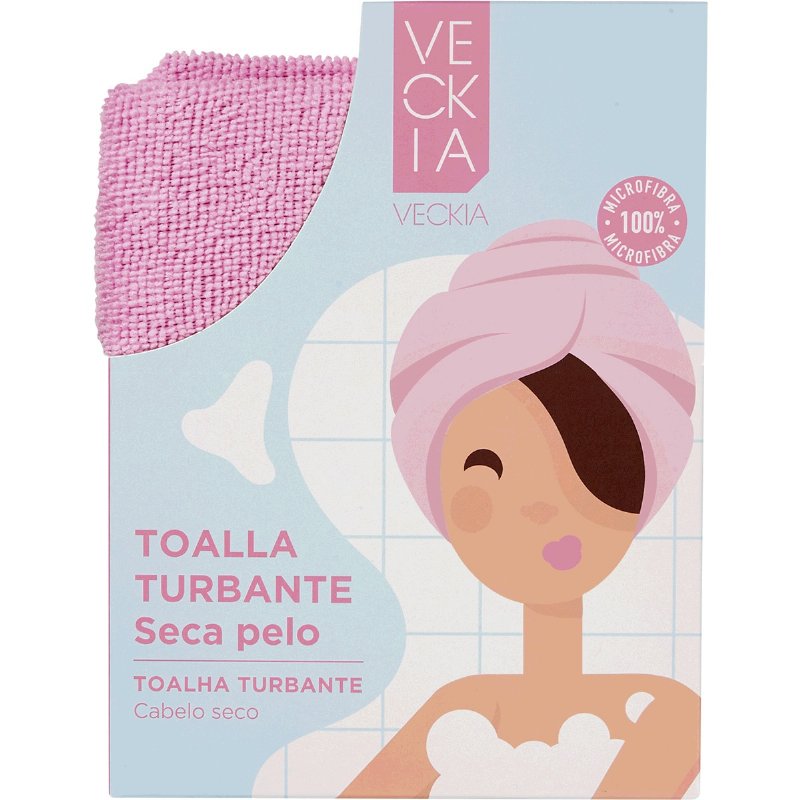 Toalha Turbante Cabelo Seco 1 unidade