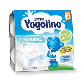 Alimento Lácteo Natural Sem Glúten +6M Yogolino 4 X 100 gr