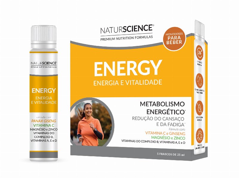 Suplemento Naturscience Energy 25X5 ml