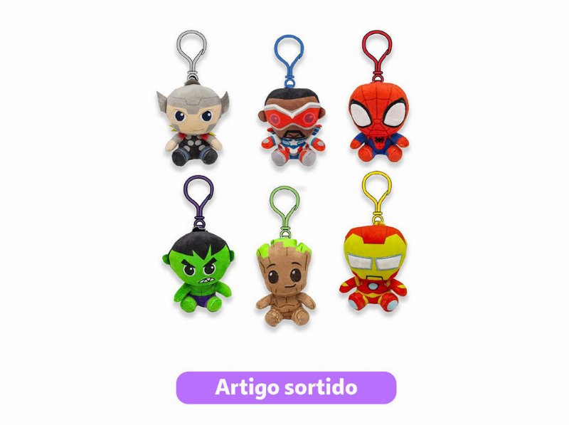 Bag Clips Marvel Tubbies Modelos Sortidos