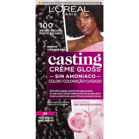 Coloração Negro Escuro 100 l'oréal Paris Casting Creme Gloss 100 ml