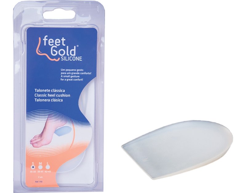 Talonete Feet Gold Clássica Ortosilicone