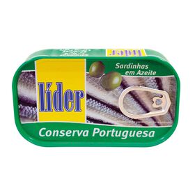 Sardinha Em Azeite Lider 120 gr (Peso Escorrido 84 gr)