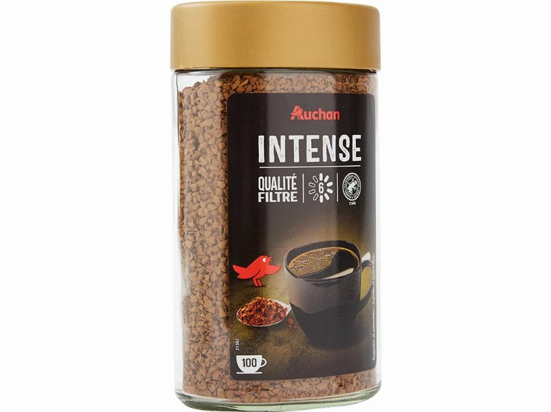 Café Auchan Liofilizado Gold Intenso 200 g