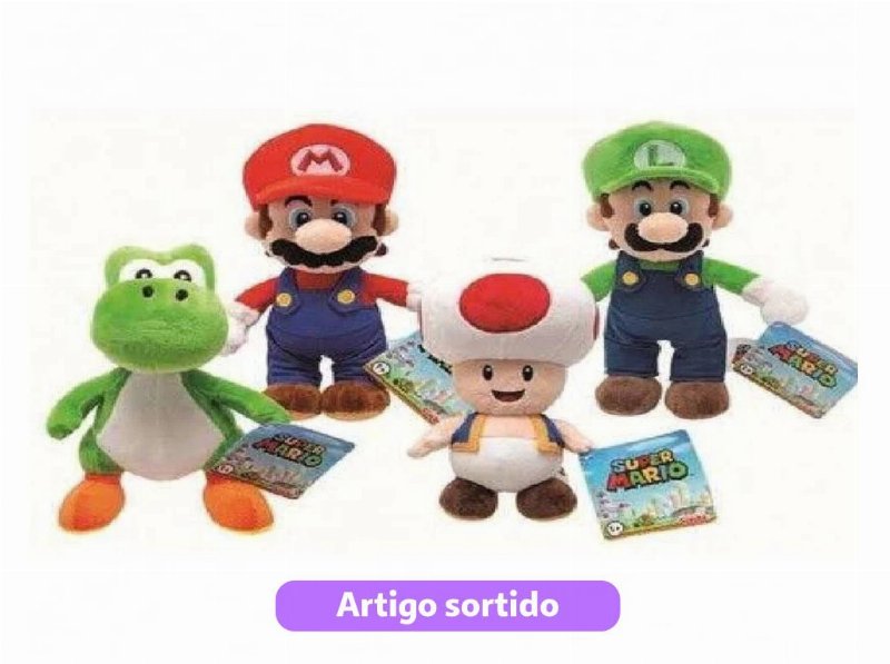 Peluche Super Mário Simba Modelos Sortidos