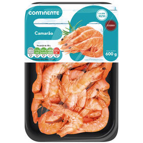 Camarão Cozido 30/50 Fresco Continente 600 gr