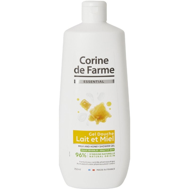 Gel De Banho Leite E Mel Essential 750 ml