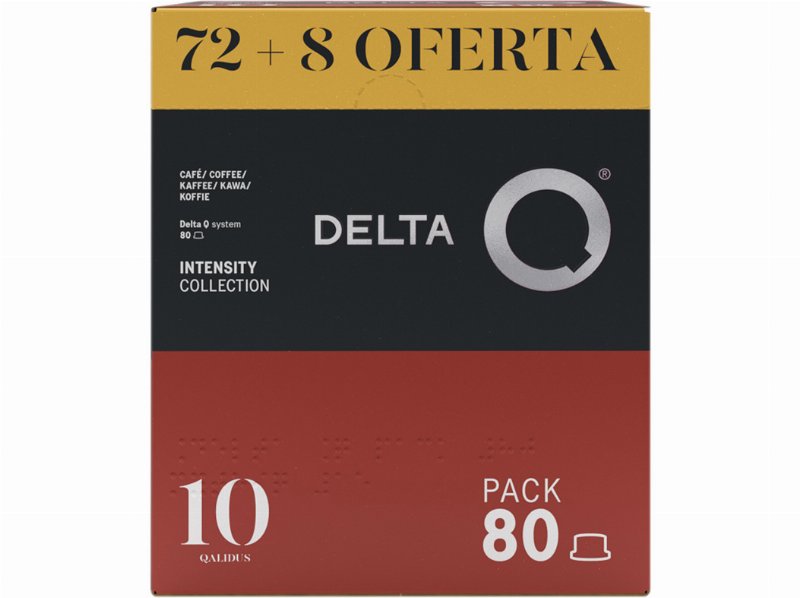 Capsulas Delta Q Qalidus 10 Pack 72+8