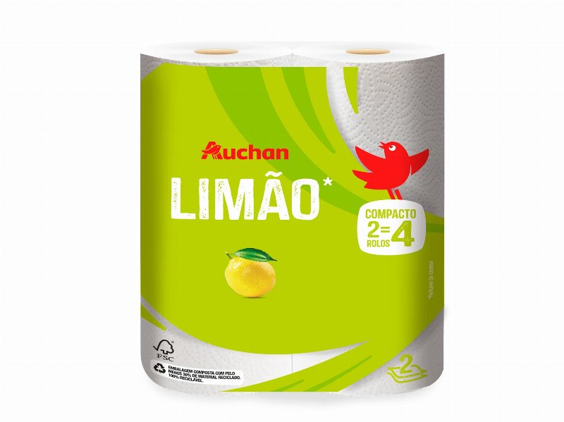 Rolo Cozinha Auchan Limão 2F 2=4R