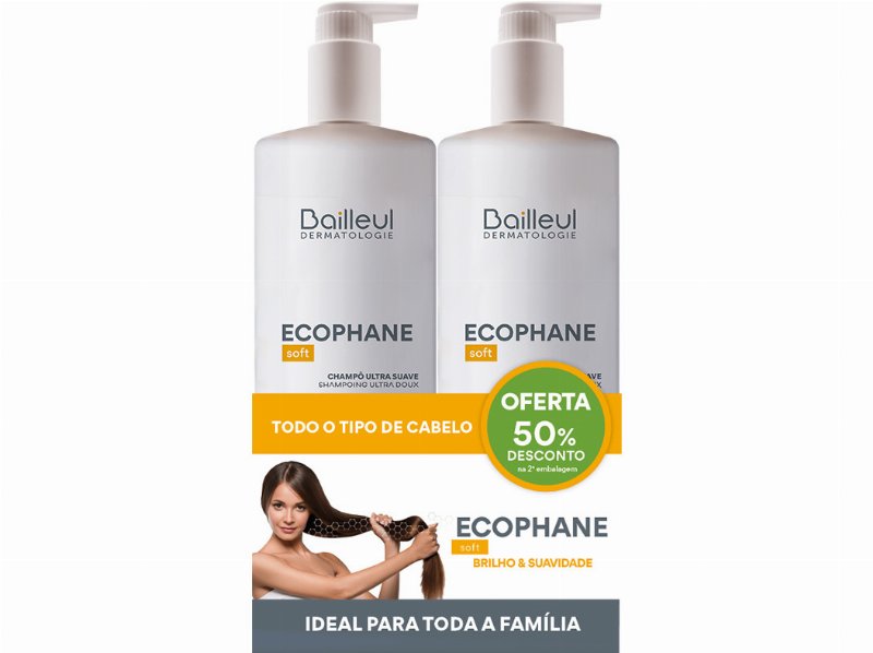Champô Biorga Ecophane Soft 2X500 -50% 2ªun