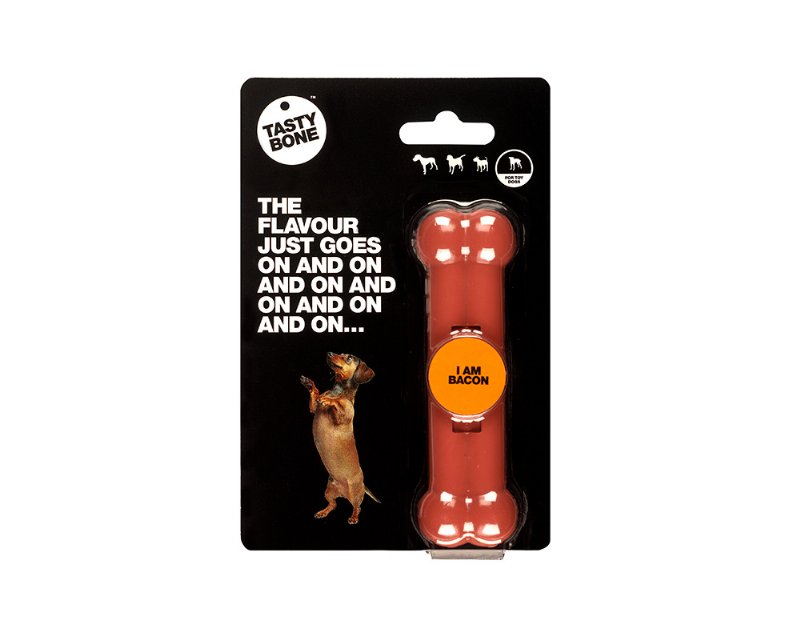 Brinquedo Cão Tastybone Bacon Med