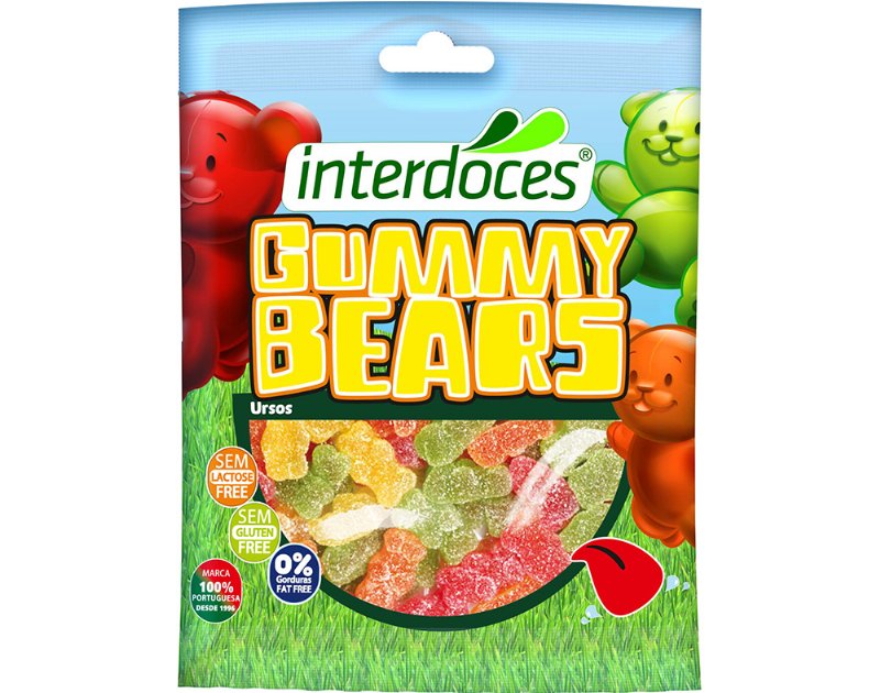 Gomas Interdoces Ursos Açúcar 150 g