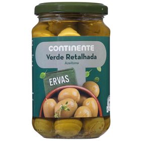 Azeitona Verde Retalhada Com Ervas Continente 210 gr
