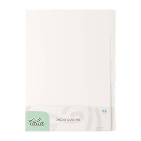 Separador A4 5 Divisórias Para Caderno Smart Talia