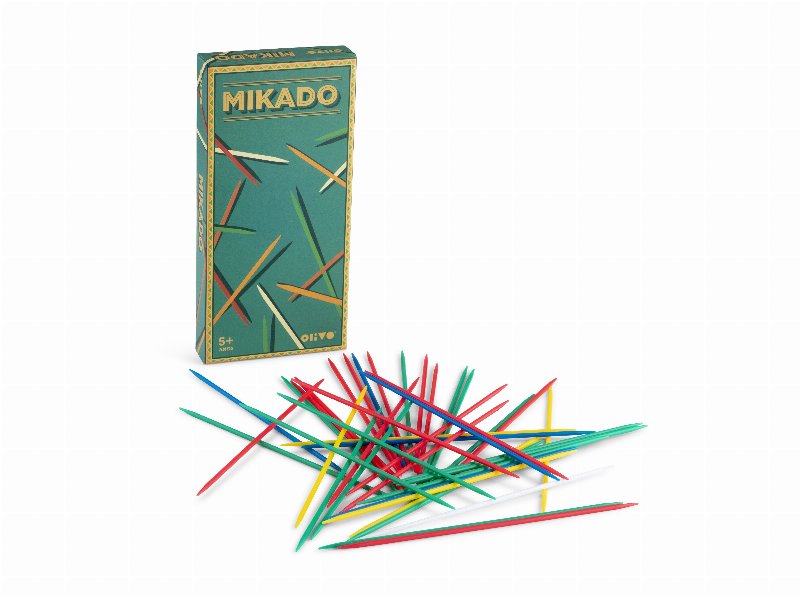 Jogo Mikado Olivo Em Plástico