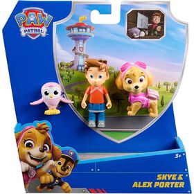 Patrulha Pata - Pack Figuras Skye E Alex Porter