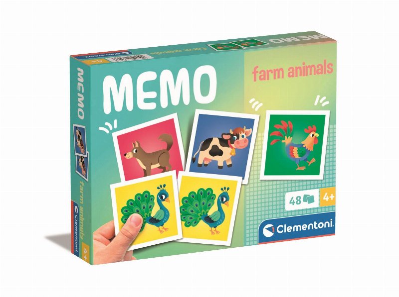 Memo Clementoni Animais Da Quinta