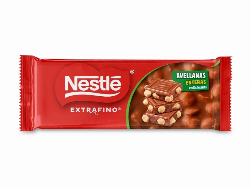 Tablete Chocolate Extrafino Avelãs Inteiras 100 g