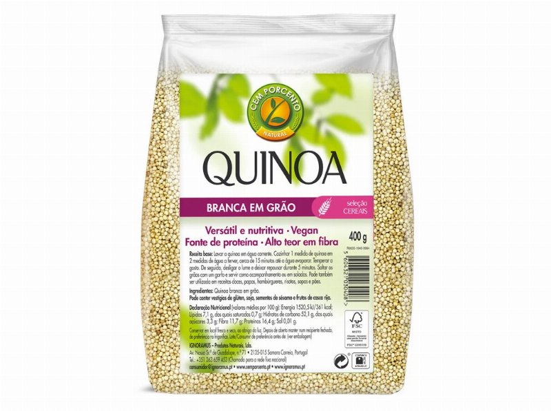 Quinoa Cem Porcento Branca 400 g