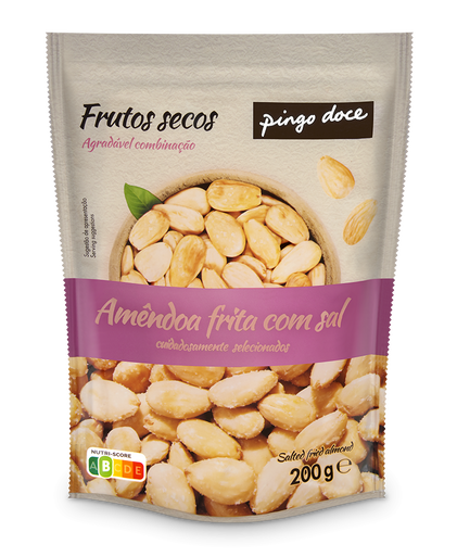 Amêndoa Frita Com Sal Pingo Doce 0.2Kg