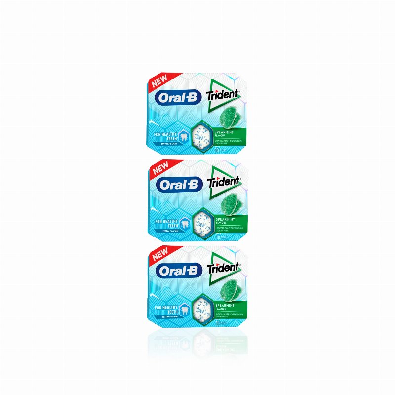 Trident Oral-B Spearmint 17 gr - Pack 3 X 17 gr