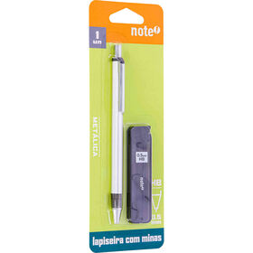 Lapiseira Com Minas 0,5Mm Metálica Note!