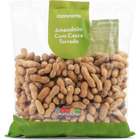 Amendoim Torrado Com Casca Continente 1 kg
