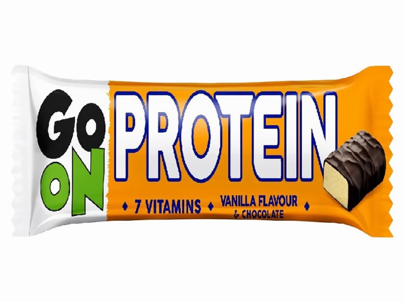 Barra Proteína Go On Baunilha 7 Vitaminas 50Gx3