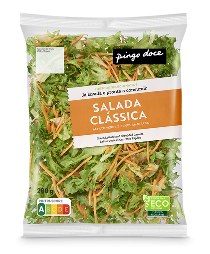 Salada Clássica Embalada Pingo Doce 0.2Kg