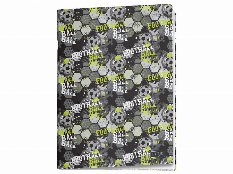 Caderno A4 Mitos Pautado Futebol Capa Pp 48 Folhas 80 g Agrafado