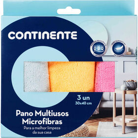 Pano Multiusos Microfibra Continente 3 Un