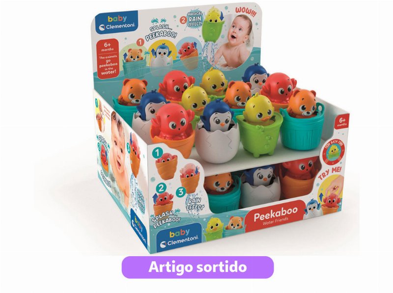 Animais Do Banho Baby Clementoni Modelos Sortidos