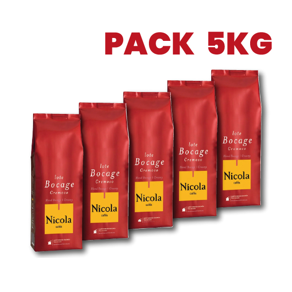 Café Em Grão Bocage 5X1 kg Nicola
