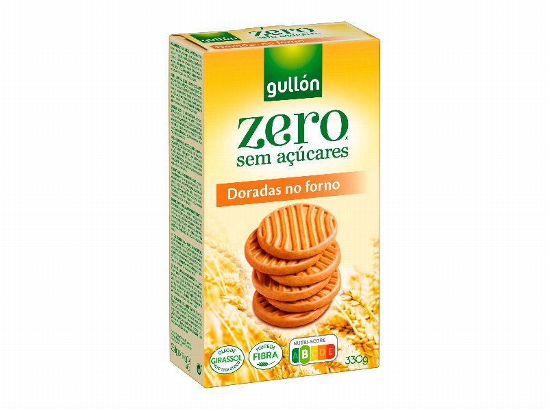 Bolacha Gullon Dorada Forno Zero Sem Açúcar Linha Nature 330 g