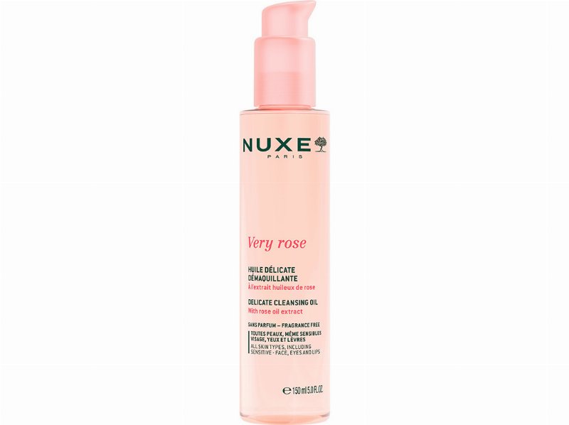 Óleo Desmaquilhante Nuxe Rosto Very Rose 150 ml