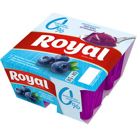 Gelatina Pronta Mirtilo Sem Açúcar Royal 360 gr (4 Un)