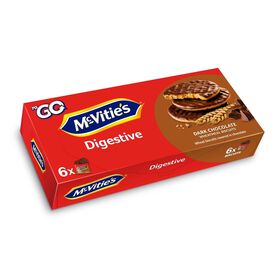 Bolachas Digestivas Com Chocolate Negro Mcvitie's 199,8 gr (6 Un)