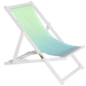 Cadeira Relax Madeira Azul Marshmallow