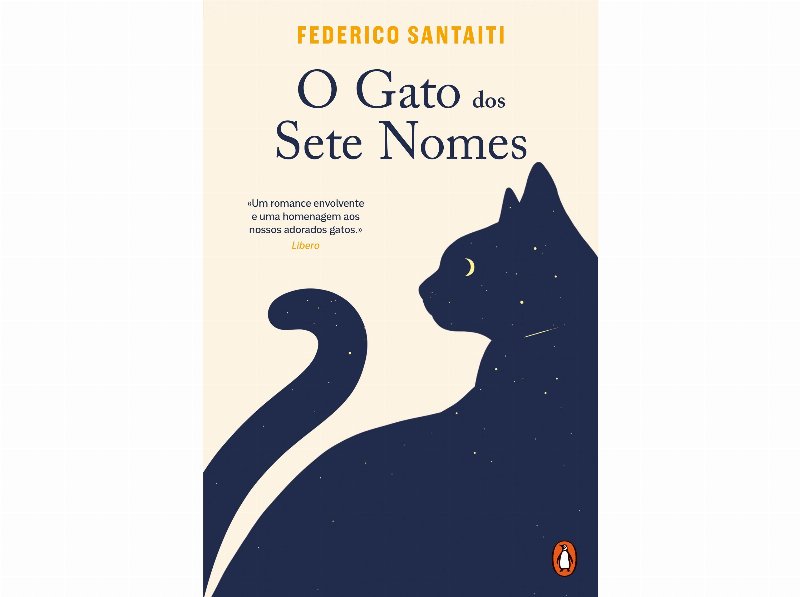 Livro O Gato Dos Sete Nomes De Federico Santaiti