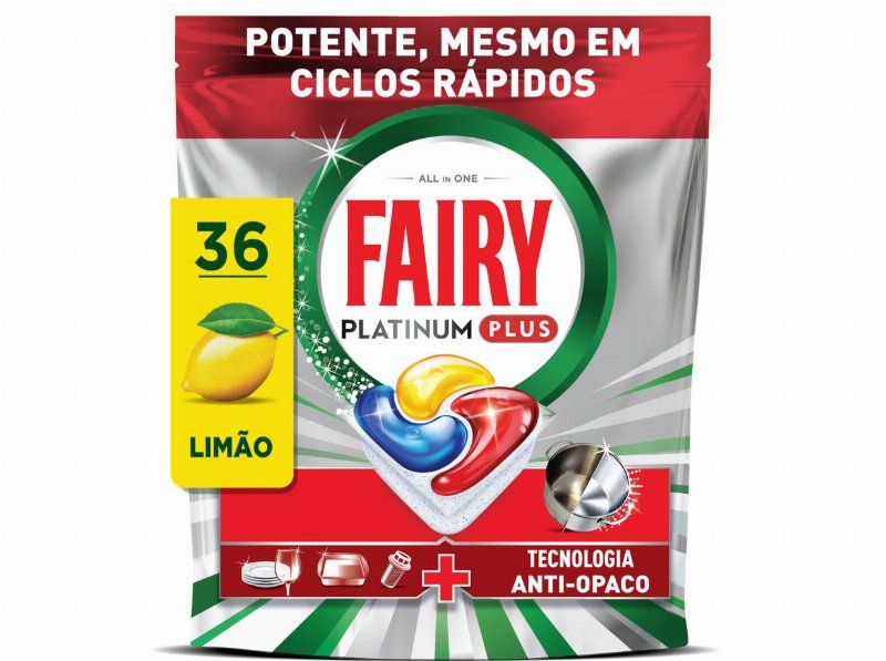 Det. Loiça Máq. Fairy Platinum Plus Limao 36D