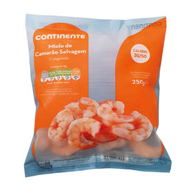 Miolo De Camarão Selvagem 30/50 Congelado Continente 250 gr