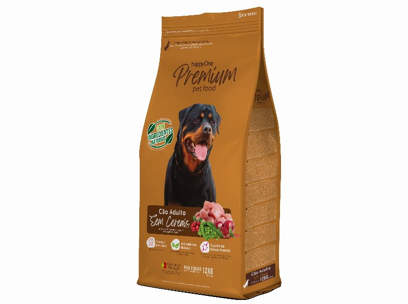 Ração Para Cão Happyone Premium Sem Cereais 12 kg