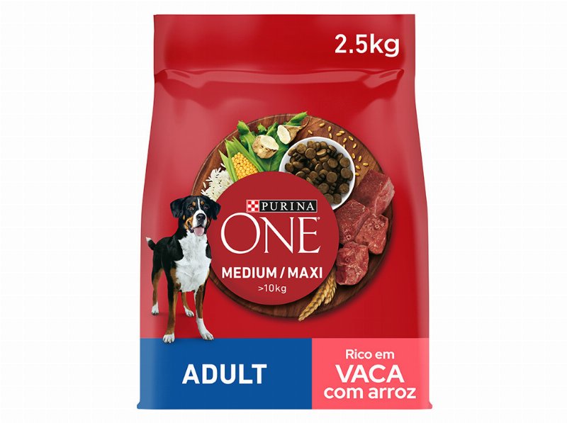Ração Para Cão Purina One Adulto Com Vaca 2.5 kg