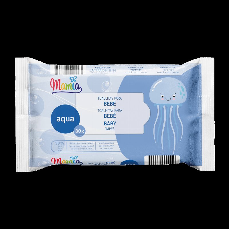 Toalhitas Para Bebé 99% Água Pack De 80