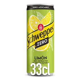 Refrigerante Em Lata Com Gás Limão Zero Schweppes 33 cl