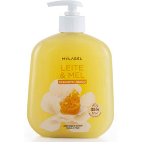 Sabonete Líquido Leite E Mel Mylabel 500 gr